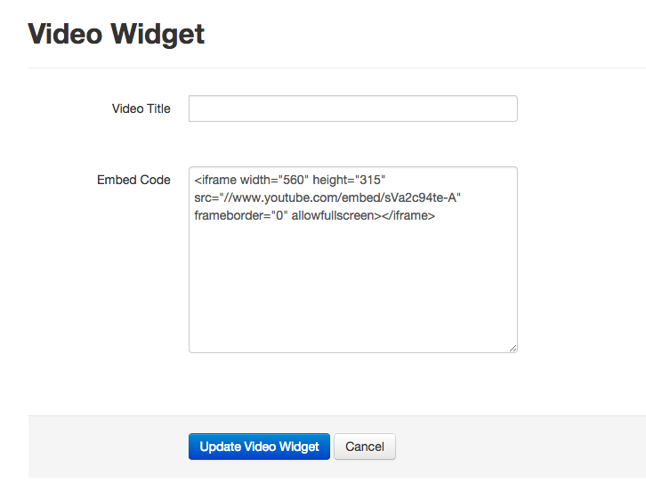 video-widget